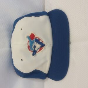 Toronto Blue Jays Vintage Blue and White Cap with Embroidered Blue Jay